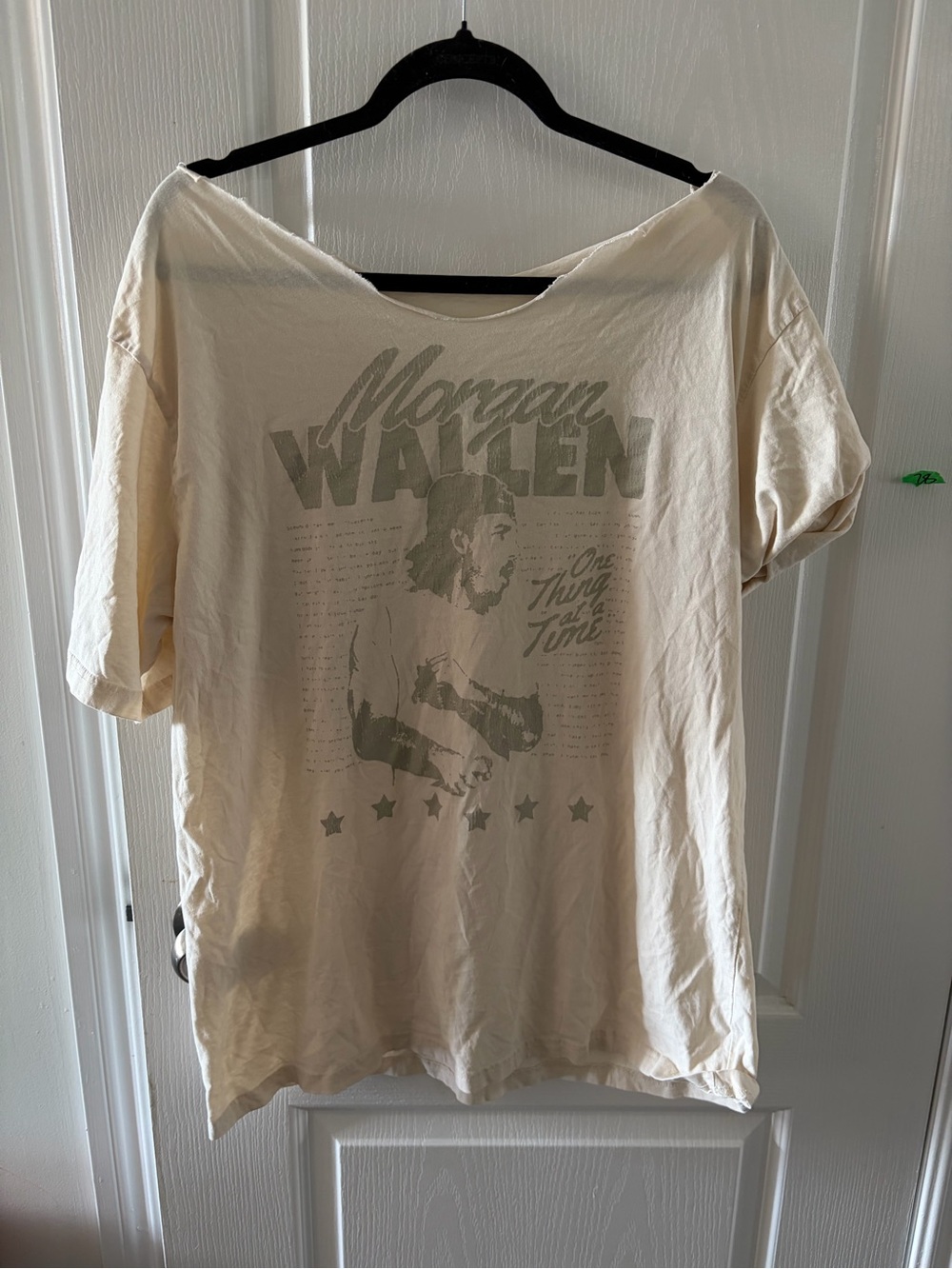Women’s Cream morgan wallen western Short Sleeve Tee - Relaxed Fit y2k graphic